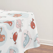 Muster mit Cartoonvögeln Tischdecke (Beispiel)