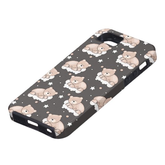 Muster mit dem kleinen Bärnschlafen Case-Mate iPhone Hülle (unten)
