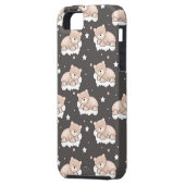 Muster mit dem kleinen Bärnschlafen Case-Mate iPhone Hülle (Rückseite Links)