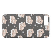 Muster mit dem kleinen Bärnschlafen Case-Mate iPhone Hülle (Rückseite (Horizontal))