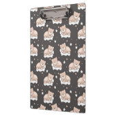 Muster mit dem kleinen Bärnschlafen Klemmbrett (Links)