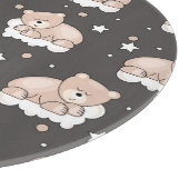 Muster mit dem kleinen Bärnschlafen Schneidebrett (Ecke)