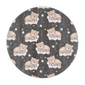 Muster mit dem kleinen Bärnschlafen Schneidebrett (Vorderseite)