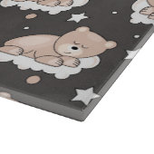 Muster mit dem kleinen Bärnschlafen Schneidebrett (Ecke)