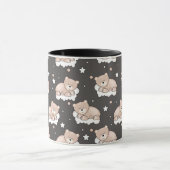 Muster mit dem kleinen Bärnschlafen Tasse (Zentrum)