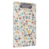 Muster mit dem Kochen der Ikonen Klemmbrett (Rechts)