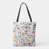 Muster mit dem Kochen der Ikonen Tasche (Rückseite)