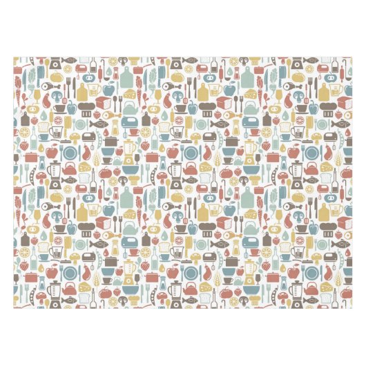 Muster mit dem Kochen der Ikonen Tischdecke (Vorderseite (Horizontal))