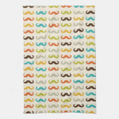 Muster mit dem Schnurrbart Handtuch (Vertikal)