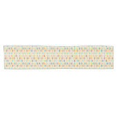 Muster mit dem Schnurrbart Kurzer Tischläufer (Horizontal)