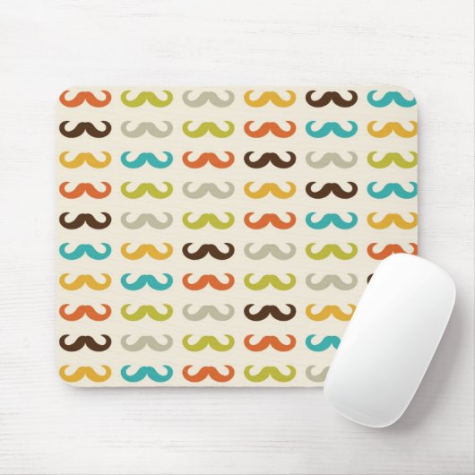 Muster mit dem Schnurrbart Mousepad (Mit Mouse)