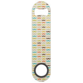 Muster mit dem Schnurrbart Speedflaschenöffner (Rückseite)