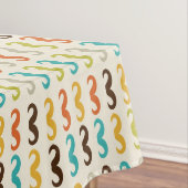 Muster mit dem Schnurrbart Tischdecke (Beispiel)