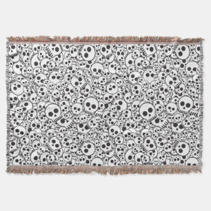 Muster mit den Schädeln Decke