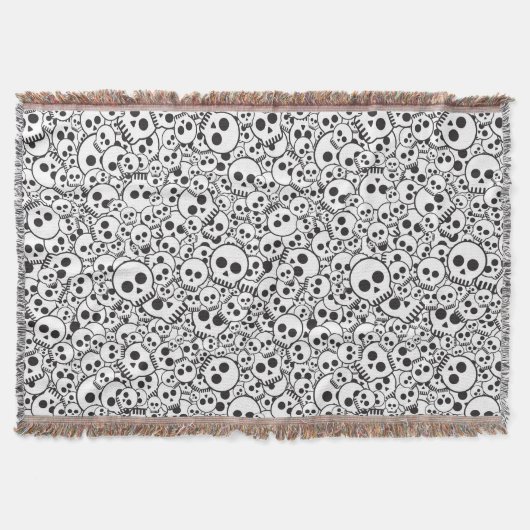 Muster mit den Schädeln Decke (Vorderseite)