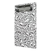 Muster mit den Schädeln Mini Klemmbrett (Gewinkelt2)