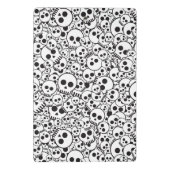 Muster mit den Schädeln Mini Klemmbrett (Rückseite)