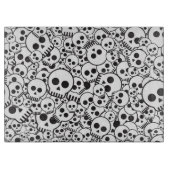 Muster mit den Schädeln Schneidebrett (Vorderseite)