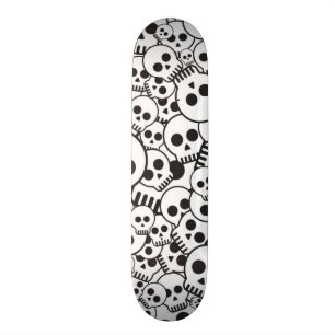 Muster mit den Schädeln Skateboard