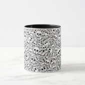 Muster mit den Schädeln Tasse (Zentrum)