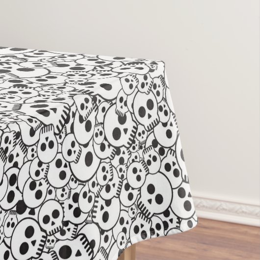 Muster mit den Schädeln Tischdecke (Beispiel)