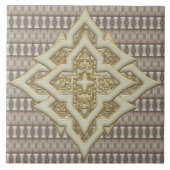 Muster mit DiamantEmblemen ・ Groß ・ Tile Fliese (Vorderseite)