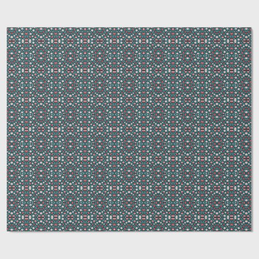 Muster mit einem Weihnachtsthema Geschenkpapier (Flach)