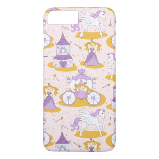 Muster mit einer Prinzessin Case-Mate iPhone Hülle (Rückseite)