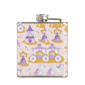 Muster mit einer Prinzessin Flachmann (Rückseite)