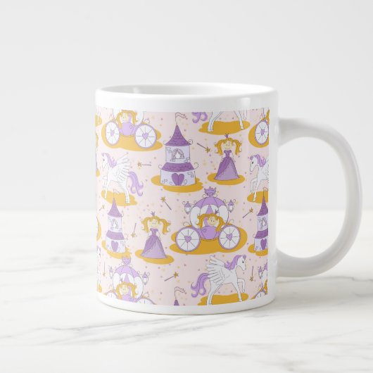 Muster mit einer Prinzessin Jumbo-Tasse (Rechts)