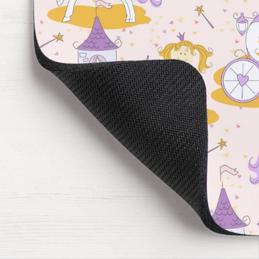 Muster mit einer Prinzessin Mousepad (Ecke)