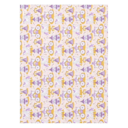 Muster mit einer Prinzessin Tischdecke (Vorderseite)