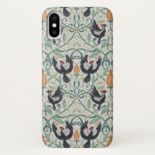 Muster mit Elfenbeinspecht Case-Mate iPhone Hülle (Rückseite)