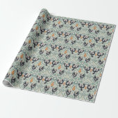 Muster mit Elfenbeinspecht Geschenkpapier (Ungerollt)