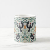 Muster mit Elfenbeinspecht Kaffeetasse (Mittel)