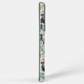 Muster mit Elfenbeinspecht Samsung Galaxy Hülle (Rechte Seite)