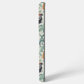 Muster mit Elfenbeinspecht Samsung Galaxy Hülle (Linke Seite)