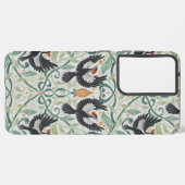 Muster mit Elfenbeinspecht Samsung Galaxy Hülle (Rückseite (Horizontal))