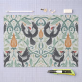 Muster mit Elfenbeinspecht Seidenpapier (Handwerk)