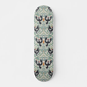 Muster mit Elfenbeinspecht Skateboard