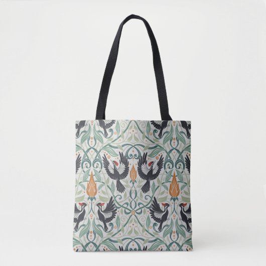 Muster mit Elfenbeinspecht Tasche (Vorderseite)