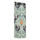 Muster mit Elfenbeinspecht Thermosbecher (Nach rechts gedreht)