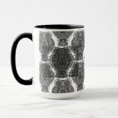 Muster mit Eulen-Gekritzel Tasse (Links)