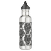 Muster mit Eulen-Gekritzel Trinkflasche (Links)