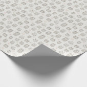 Muster mit Eulen Geschenkpapier (Ecke)