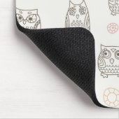 Muster mit Eulen Mousepad (Ecke)