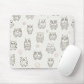 Muster mit Eulen Mousepad (Mit Mouse)