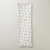 Muster mit Eulen Seitenschläferkissen (Rückseite (Vertikal))