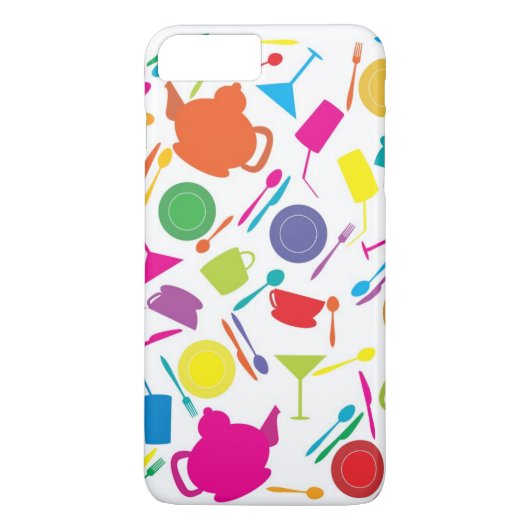 Muster mit farbigem Küchen-Material Case-Mate iPhone Hülle (Rückseite)