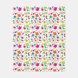 Muster mit farbigem Küchen-Material Fleecedecke